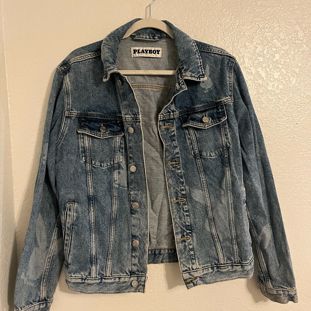 Playboy by PacSun Blue Denim Jacket